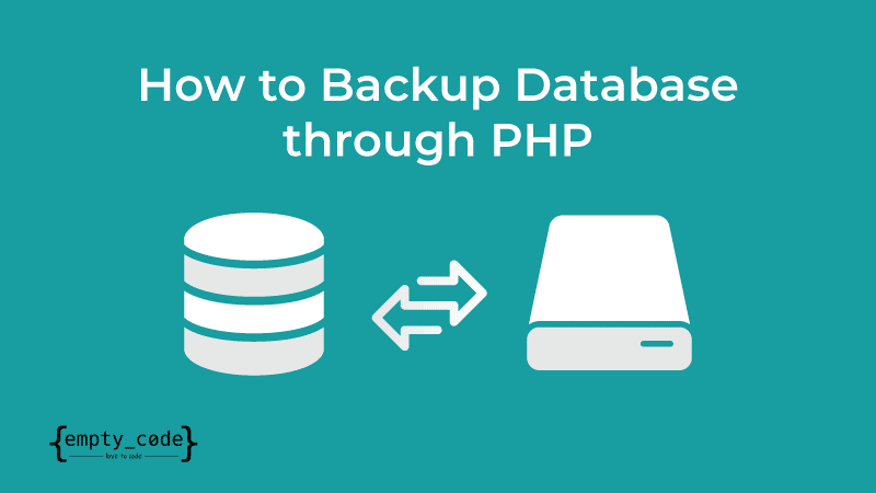 How to Backup Database through PHP